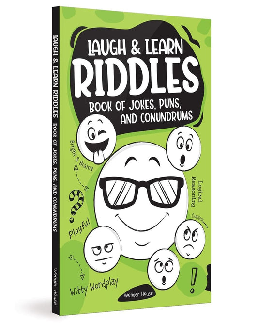 Laugh And Learn Riddles Book Of Jokes, Puns, And Conundrums by Wonder House Books [Paperback]