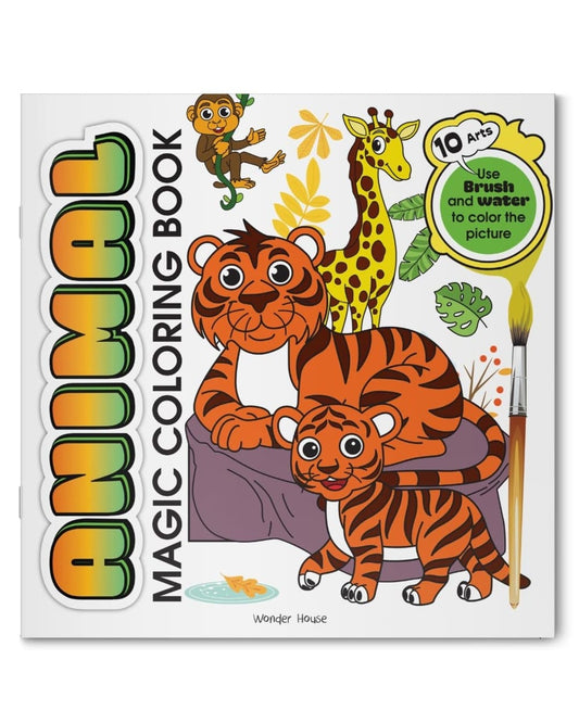 Animal Magic Coloring Book by Wonder House Books [Paperback]
