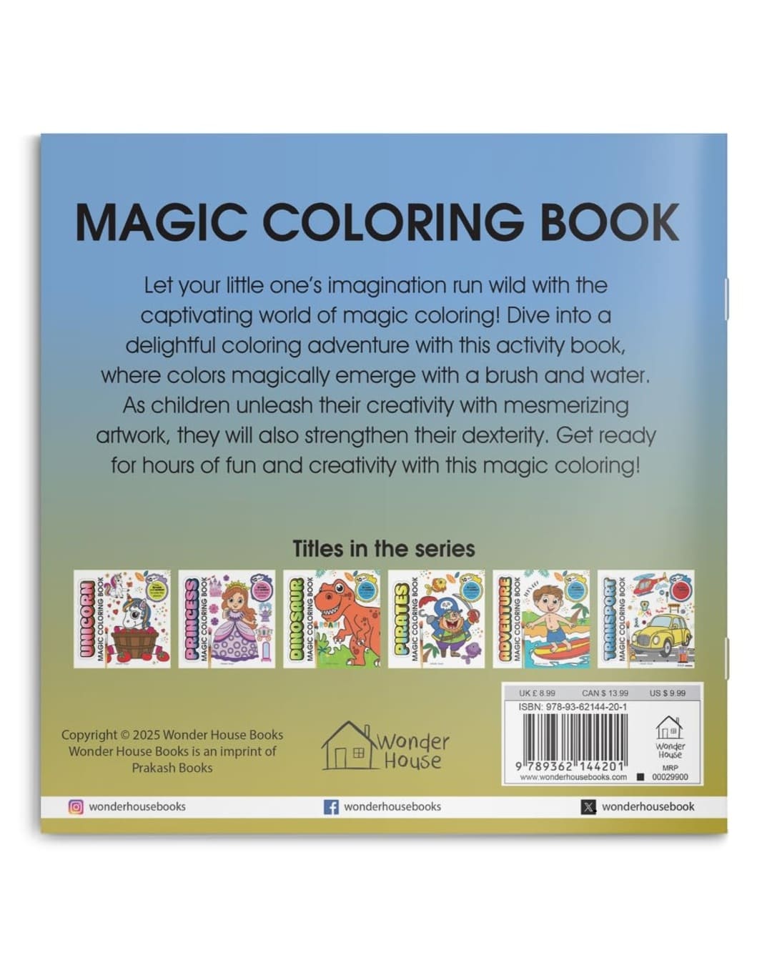 Animal Magic Coloring Book by Wonder House Books [Paperback]