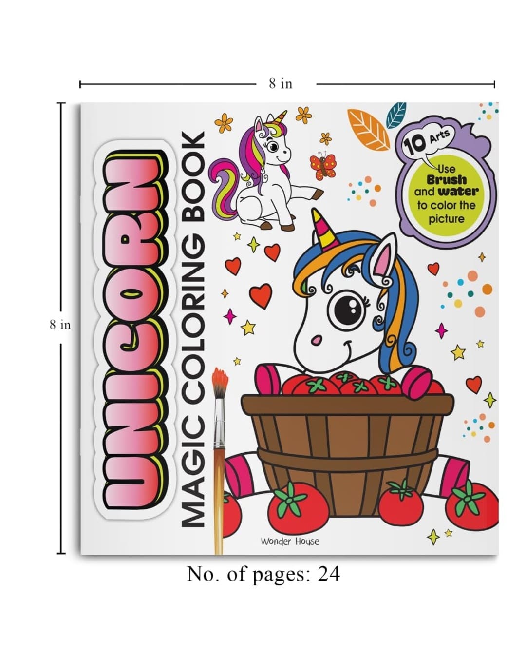 Unicorn Magic Coloring Book by Wonder House Books [Paperback]
