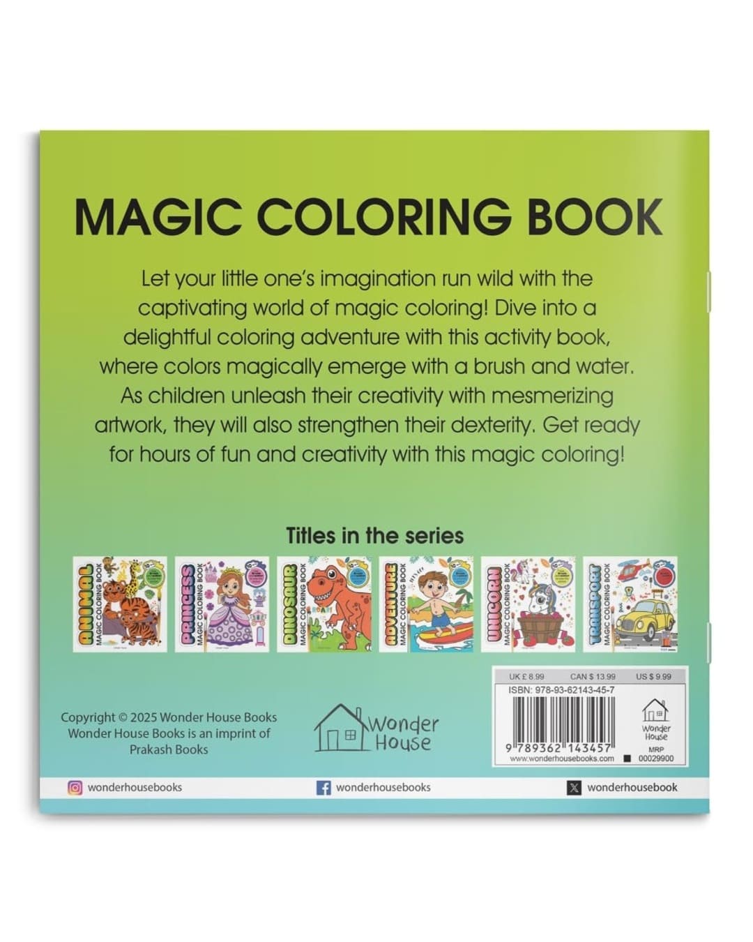 Pirates Magic Colouring Book by Wonder House Books [Paperback]