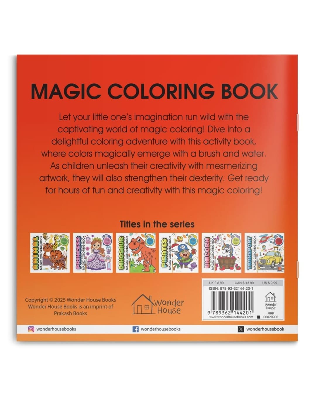 Adventure Magic Coloring Book by Wonder House Books [Paperback]