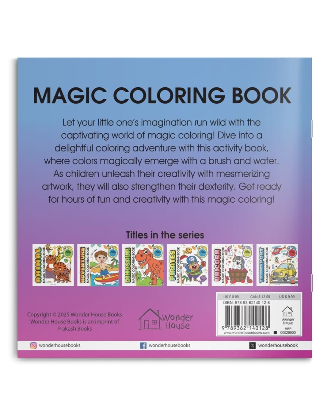 Princess Magic Coloring Book by Wonder House Books [Paperback]