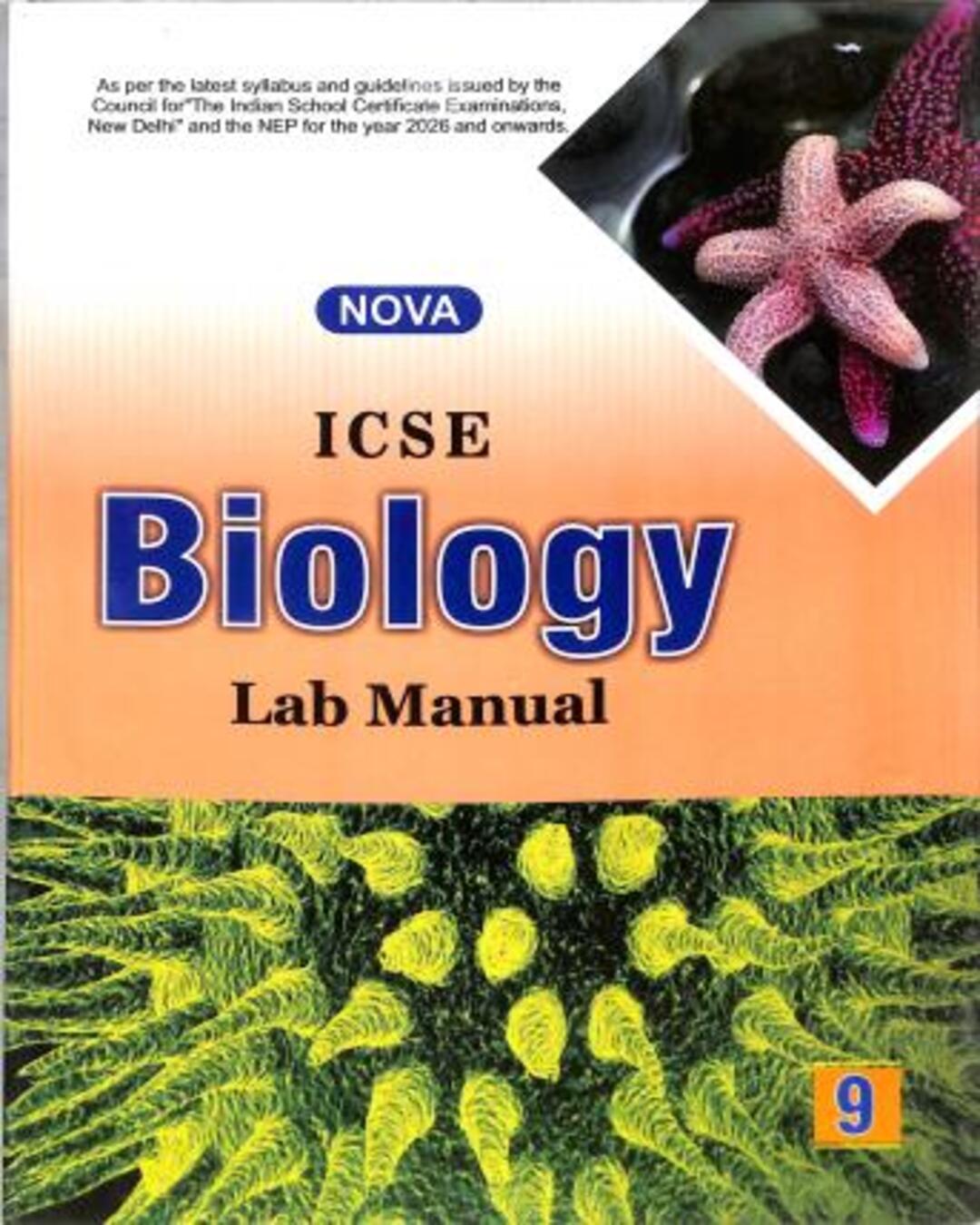 Nova ICSE Biology Lab Manual Class 9 (NEP)