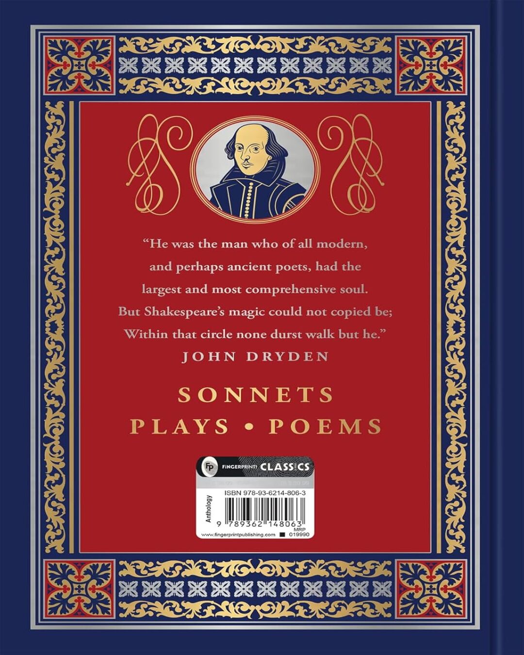 The Complete Works Of William Shakespeare (Deluxe Hardbound Edition) by William Shakespeare [Hardcover] - versoz.com