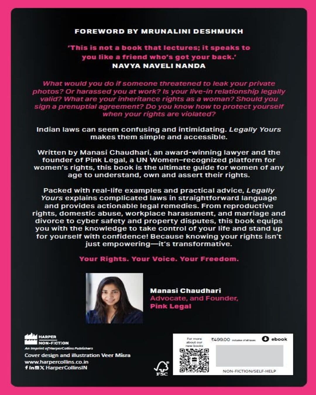 Legally Yours : Every Woman's Guide to Her Legal Rights by Manasi Chaudhari [Paperback] - versoz.com