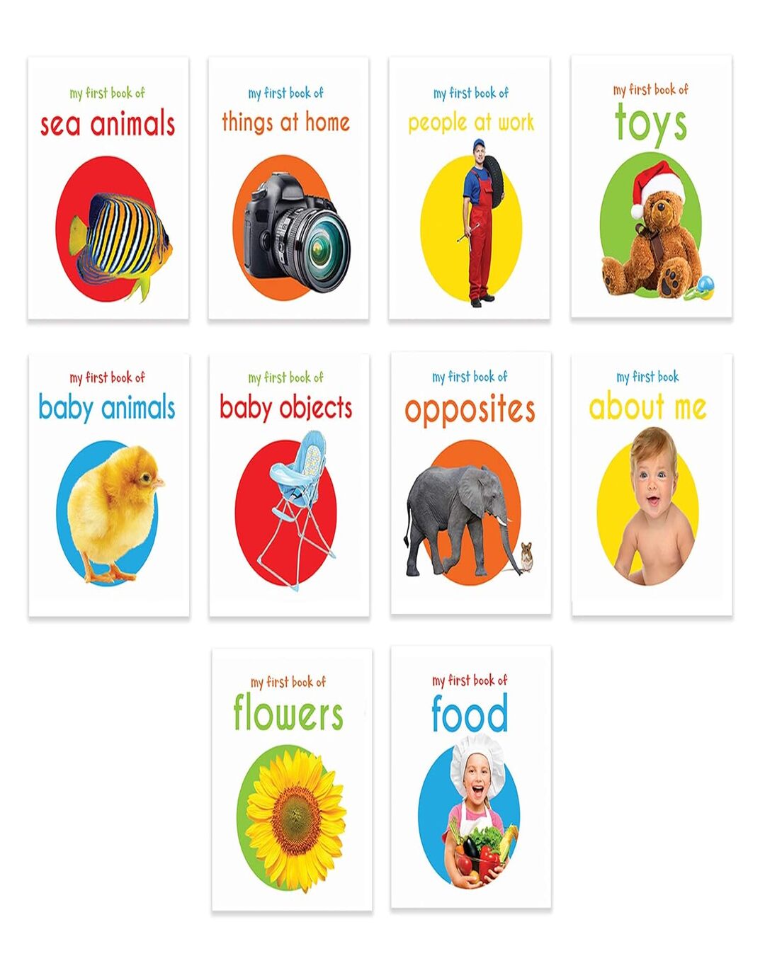 My First Library Pack 2: Boxset of 10 Board Books For Kids (Pack-2) [Board Book]