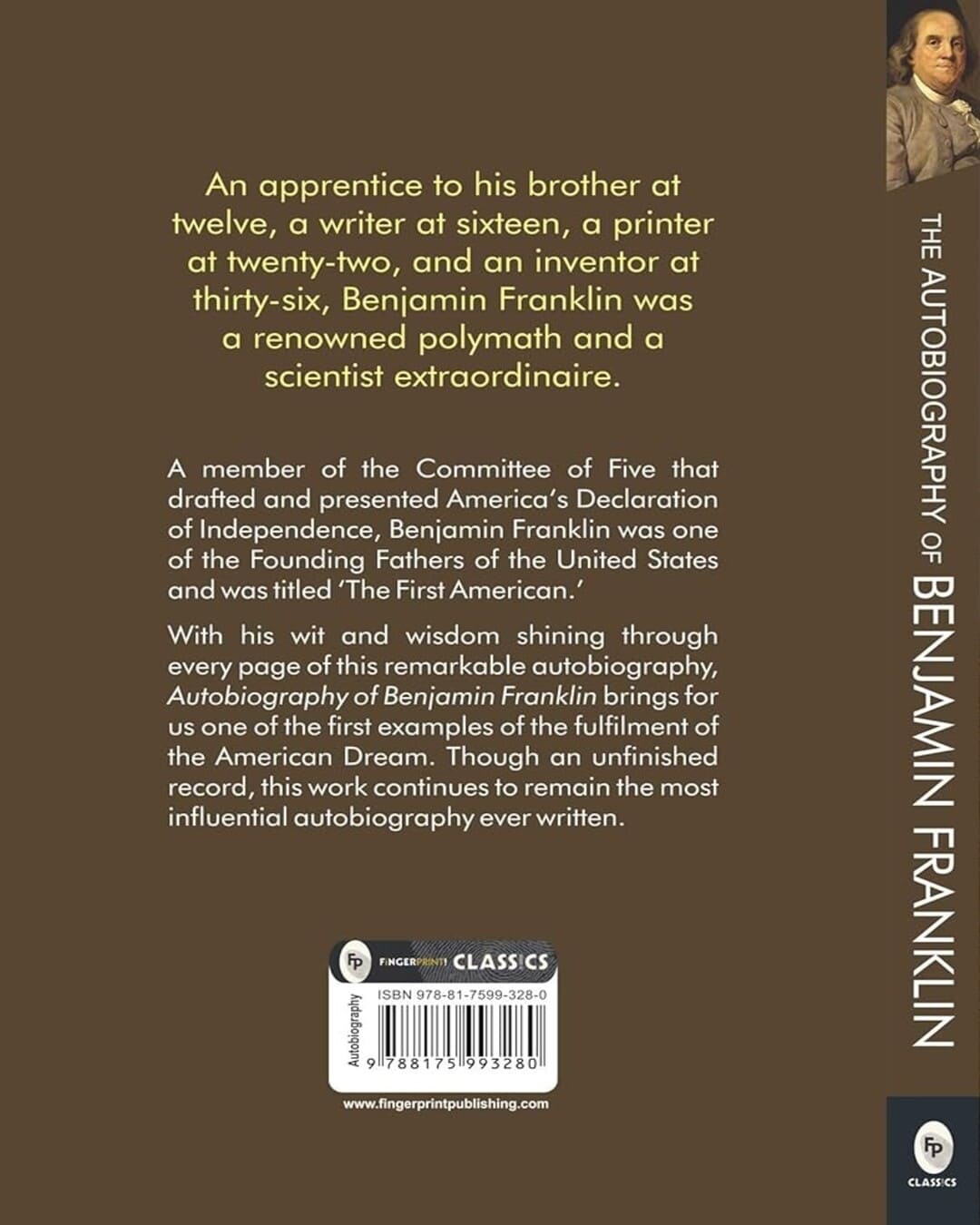 The Autobiography of Benjamin Franklin [Paperback] - versoz.com