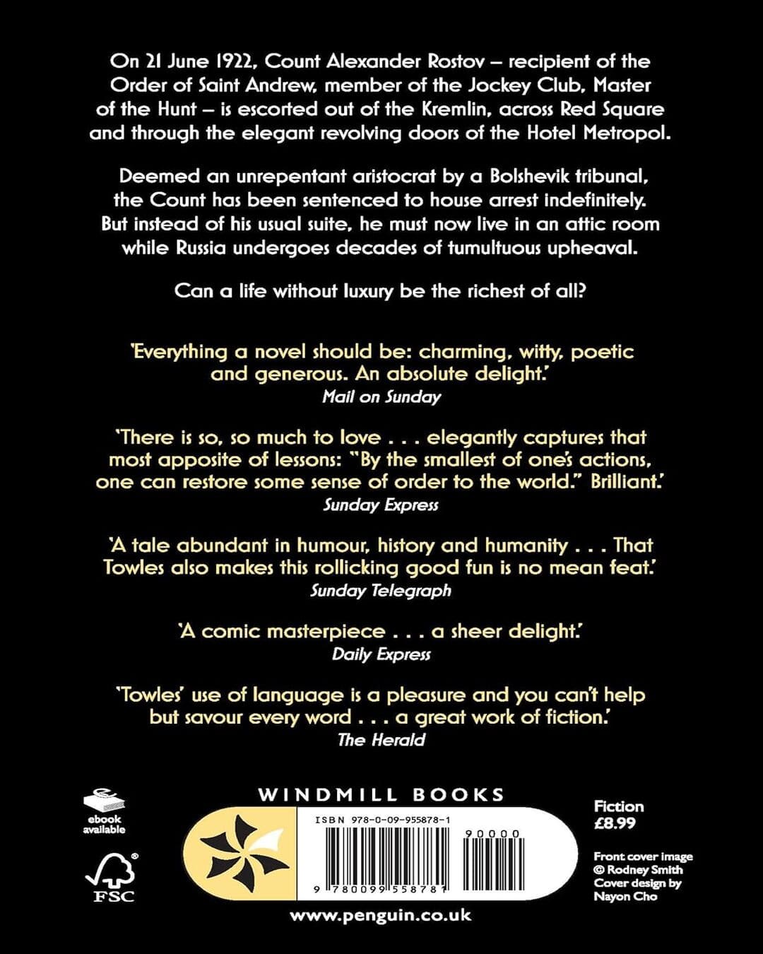 A Gentleman in Moscow by Amar Towles [Paperback] - versoz.com