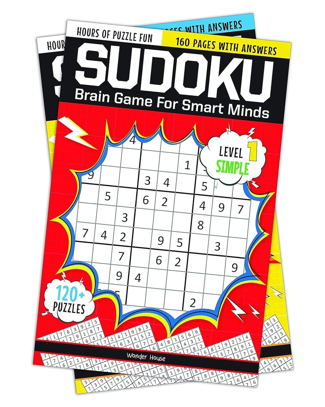 Sudoku : Brain Games for Smart Minds : Level 1 Simple by Wonder House Books [Paperback]