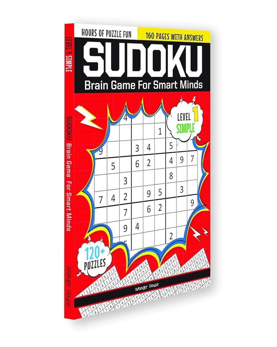 Sudoku : Brain Games for Smart Minds : Level 1 Simple by Wonder House Books [Paperback]