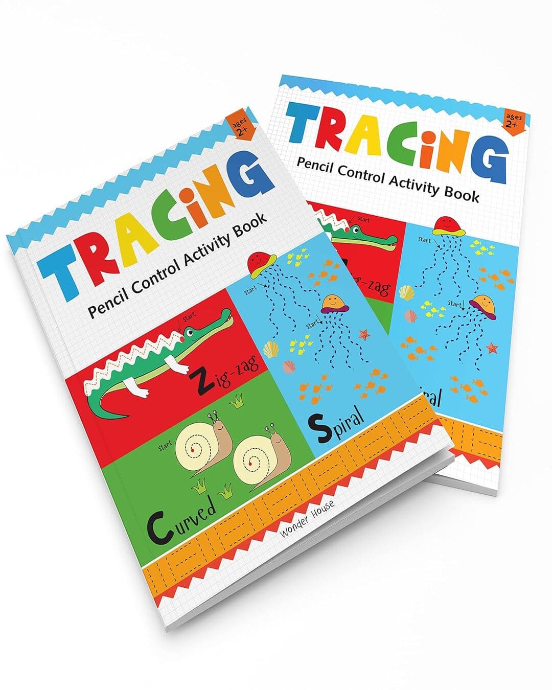 Preschool Activity Book: Tracing - Pencil Control Activity Book For Kids by Wonder House Books [Paperback]