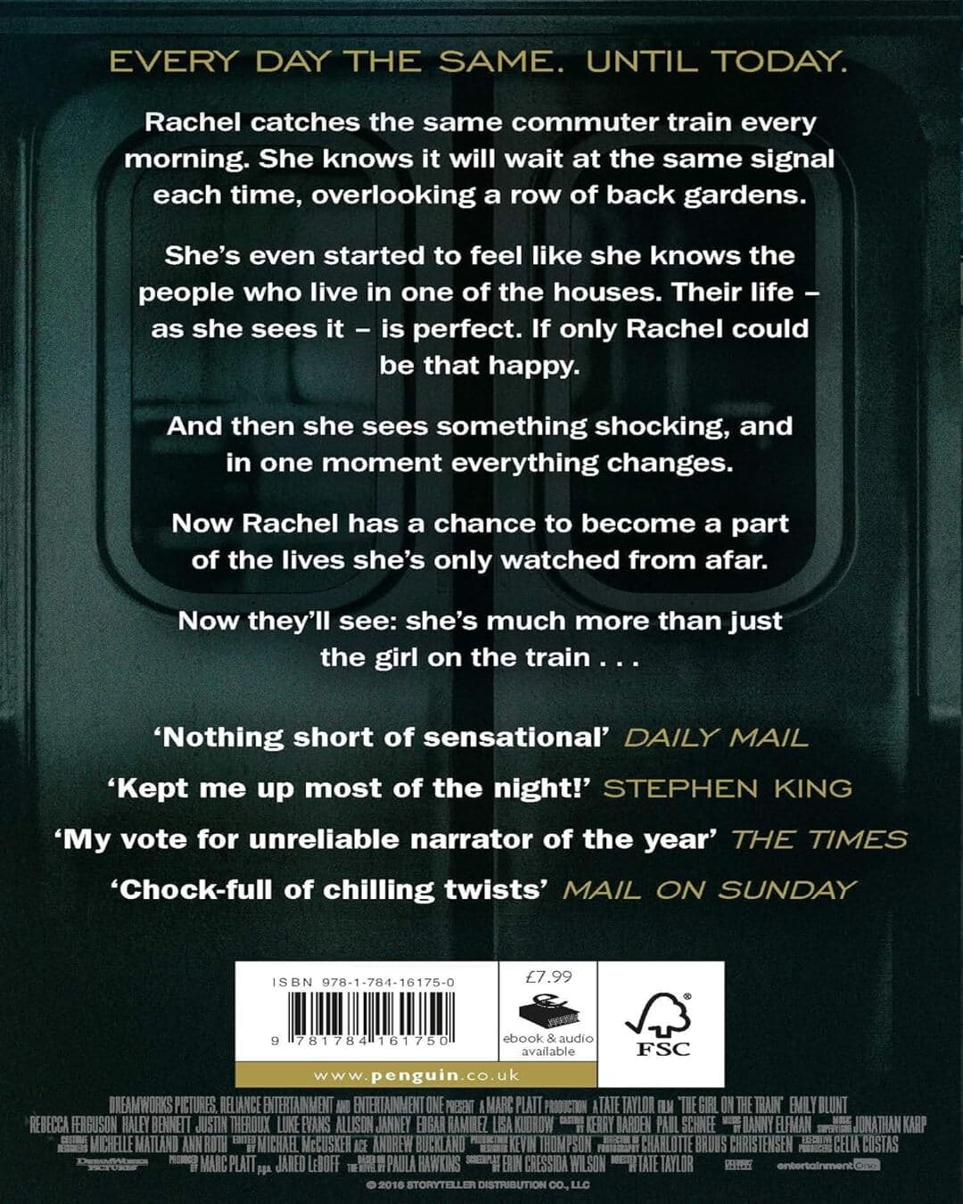 The Girl on the Train by Paula Hawkins [Paperback]