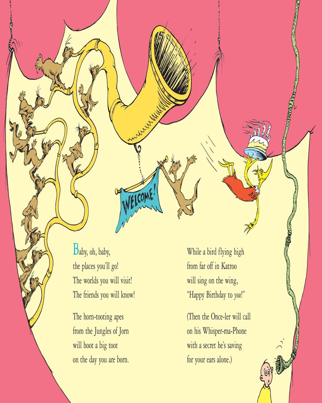 Dr. Seuss — Oh, Baby, The Places You'll Go! by Dr. Seuss [Paperback] - versoz.com