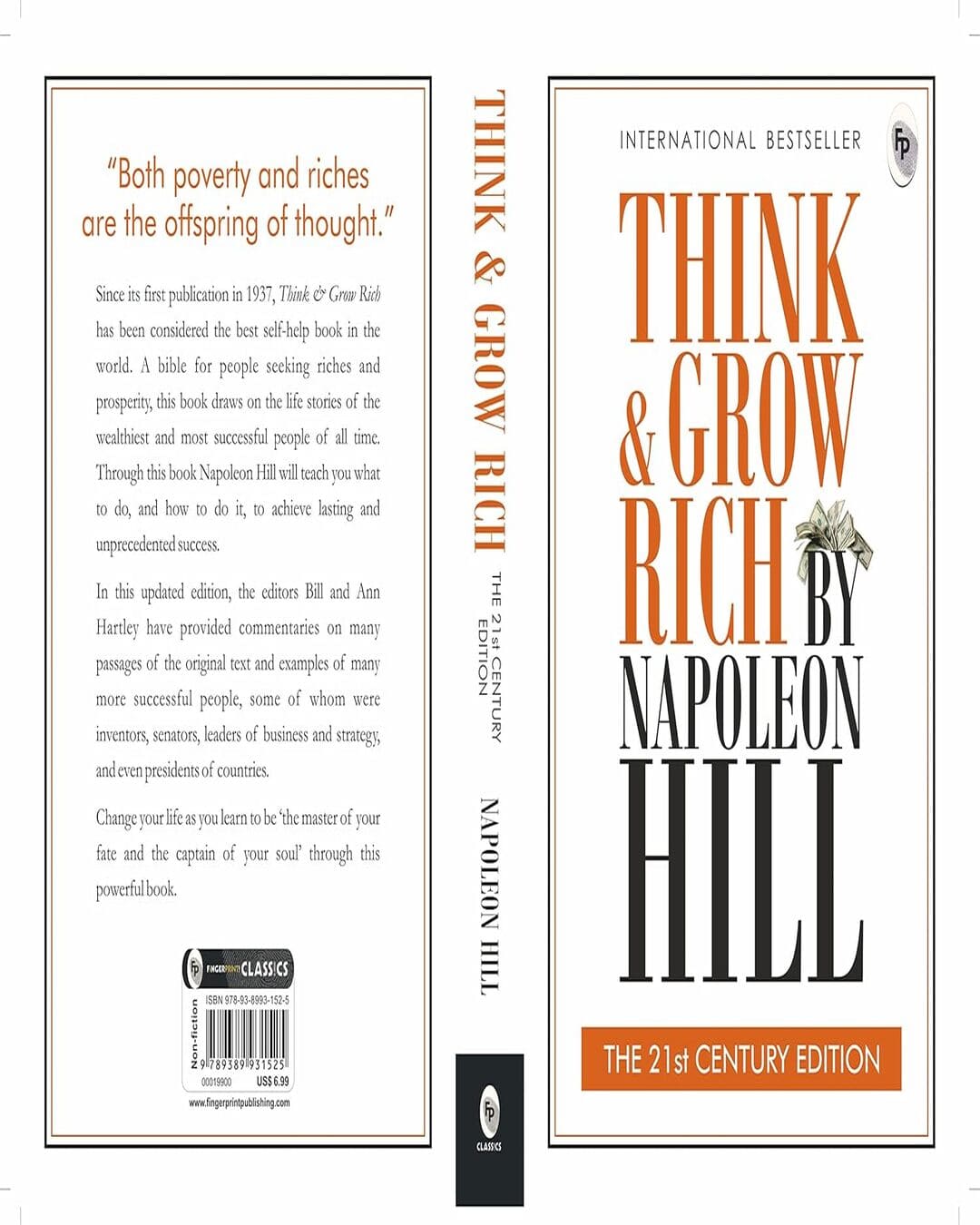 Think and Grow Rich: The 21st Century Edition - Classics by Napoleon Hill [Paperback] - versoz.com