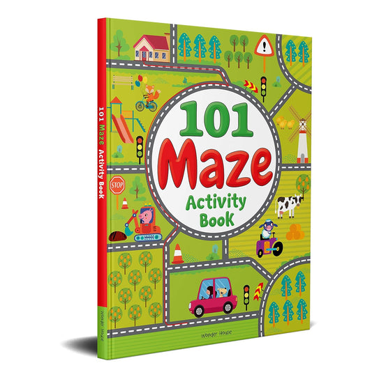 101 Maze Activity Book: Fun Activity Book For Children by Wonder House Books [Paperback]