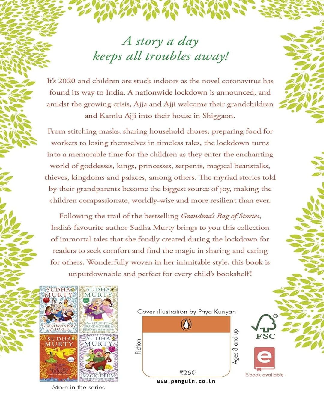 Grandparents Bag Of Stories by Sudha Murty [Paperback]