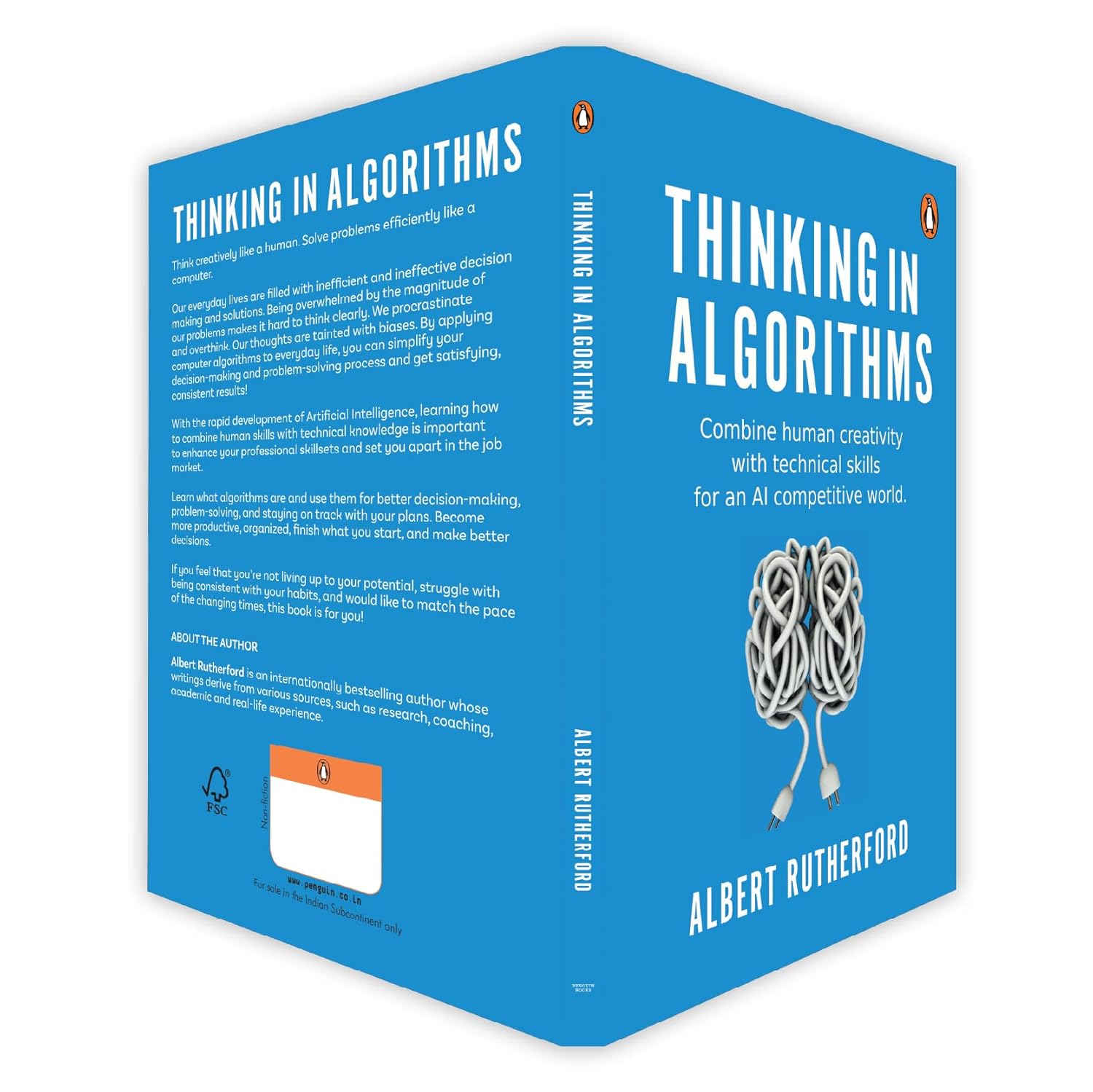 Thinking In Algorithms: Combine Human Creativity With Technical Skills For An AI Competitive World by Albert Rutherford [Paperback] - versoz.com