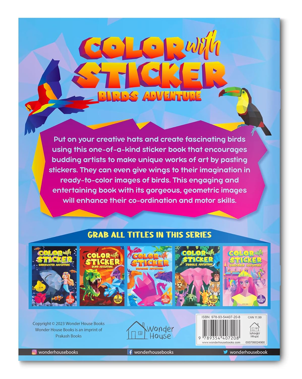 Color with Sticker - Birds Adventure [Paperback]