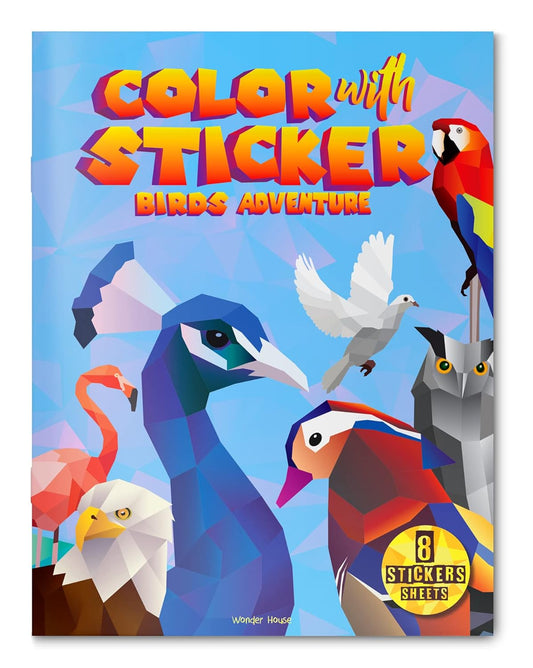 Color with Sticker - Birds Adventure [Paperback]