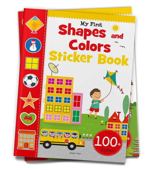 My First Shapes and Colours Sticker Book: Exciting Sticker Book With 100 Stickers by Wonder House Books [Paperback]