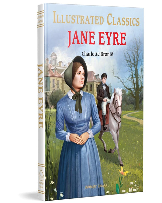 Jane Eyre : Illustrated Abridged Children Classic English Novel with Review Questions [Hardcover]
