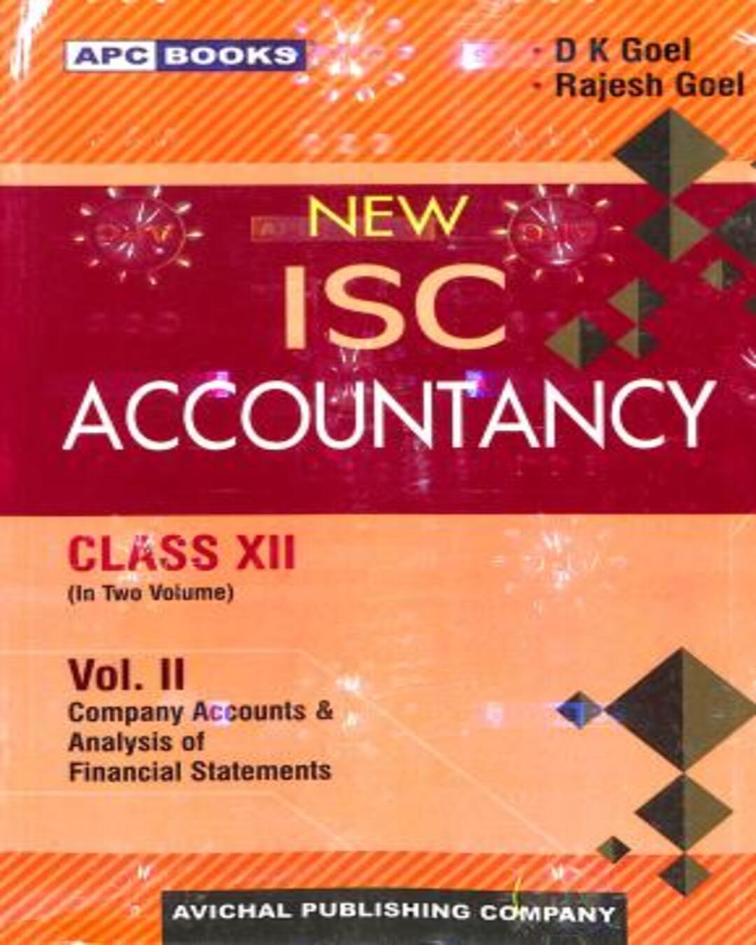 New ISC Accountancy Class 12 Vol. 1 & 2 (2026) - versoz.com
