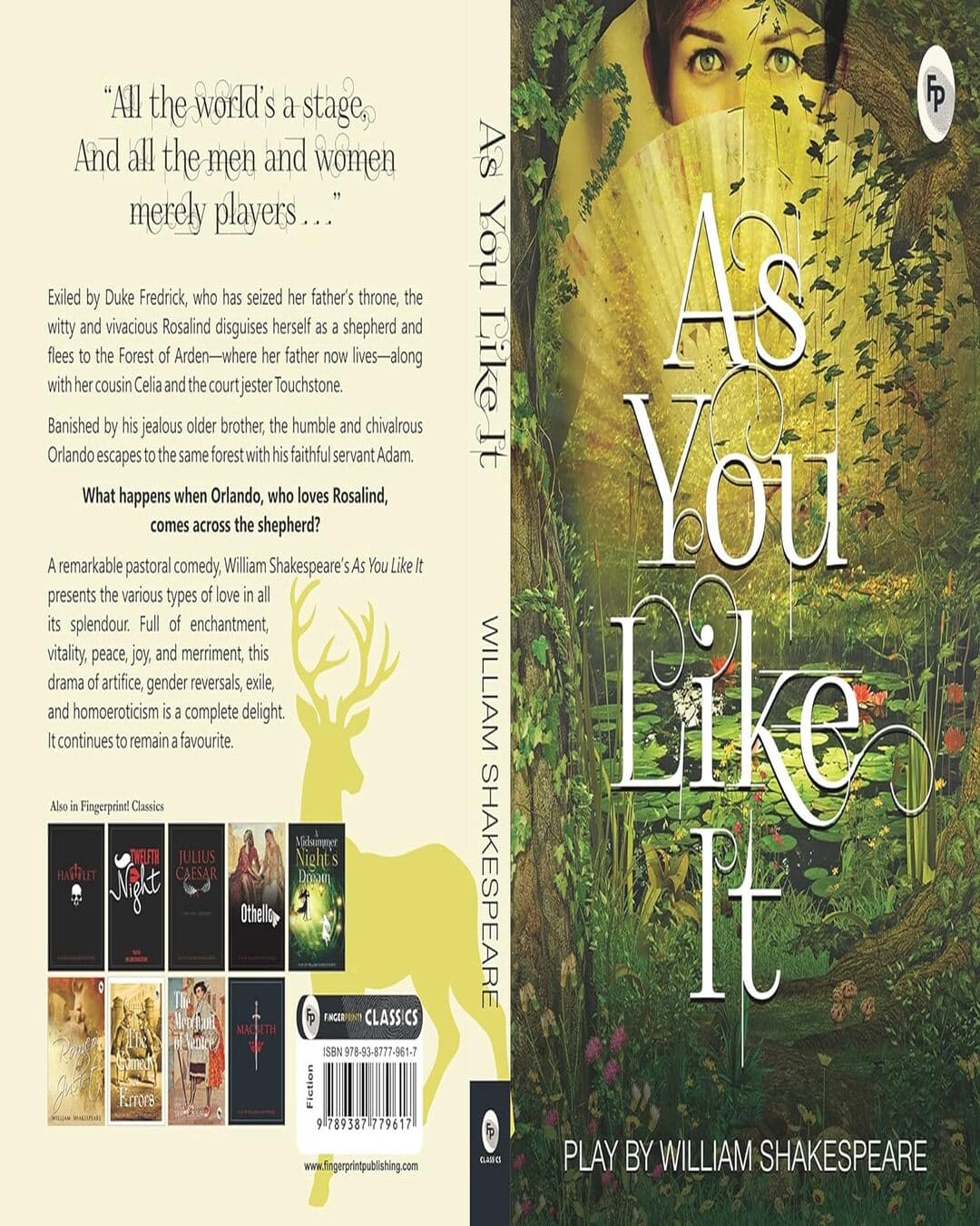 As You Like It - Classics by William Shakespeare [Paperback] - versoz.com