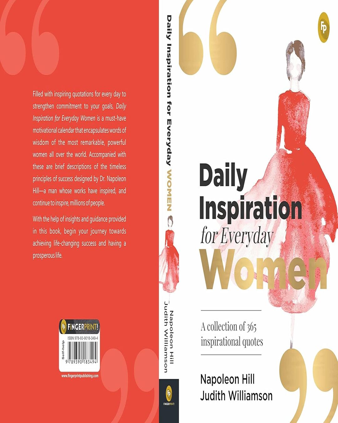 Daily Inspiration For Everyday Women: A collection of 365 inspirational quotes by Napoleon Hill & Judith Williamson [Paperback] - versoz.com