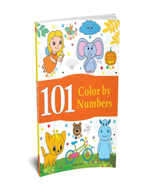 101 Color By Numbers: Fun Activity Book For Children [Paperback]
