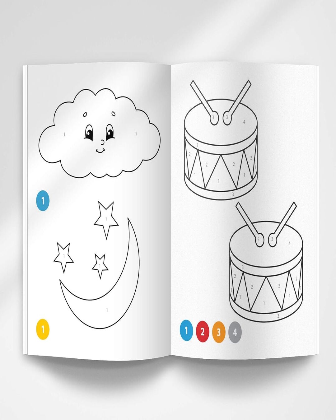 101 Color By Numbers: Fun Activity Book For Children [Paperback]