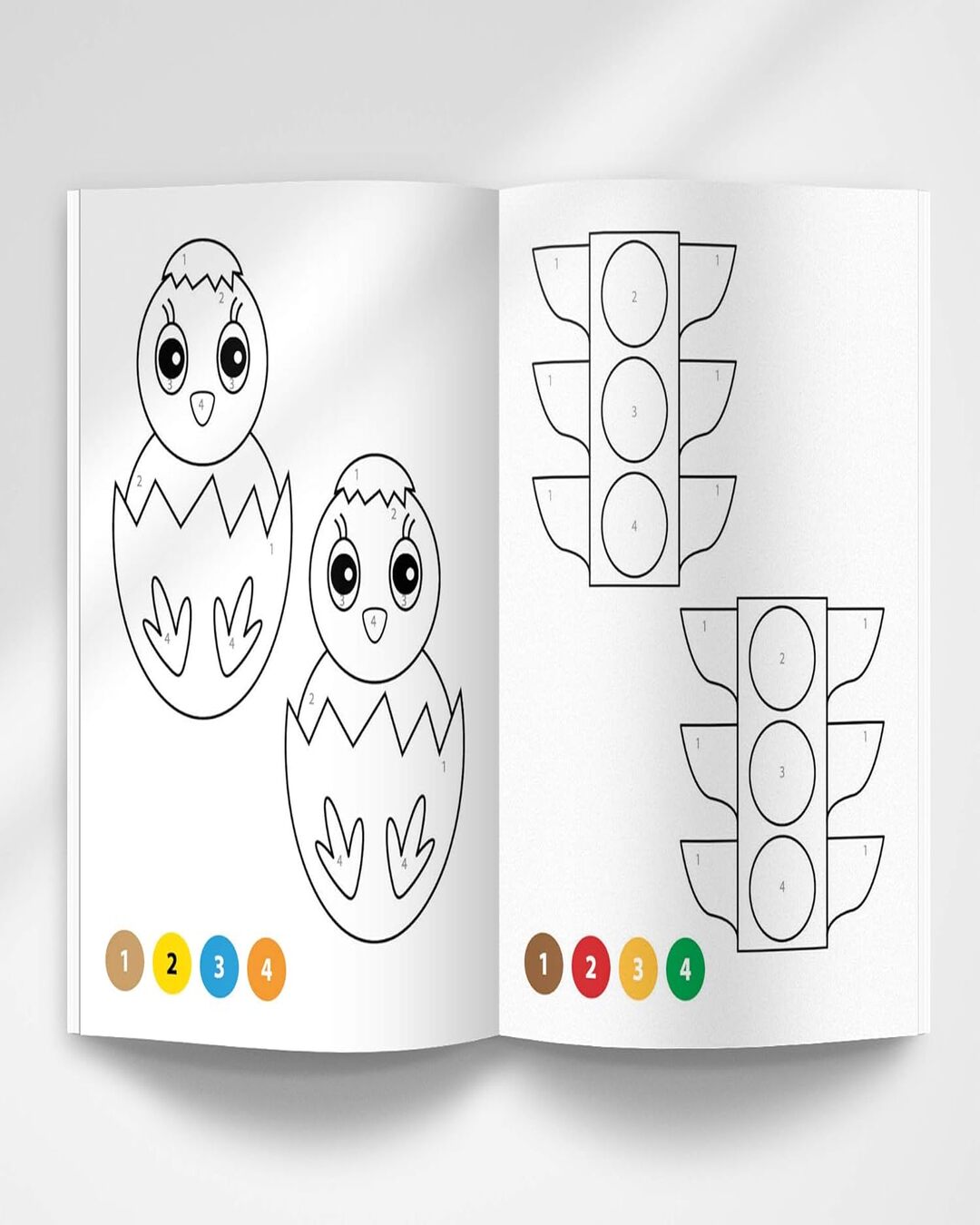 101 Color By Numbers: Fun Activity Book For Children [Paperback]