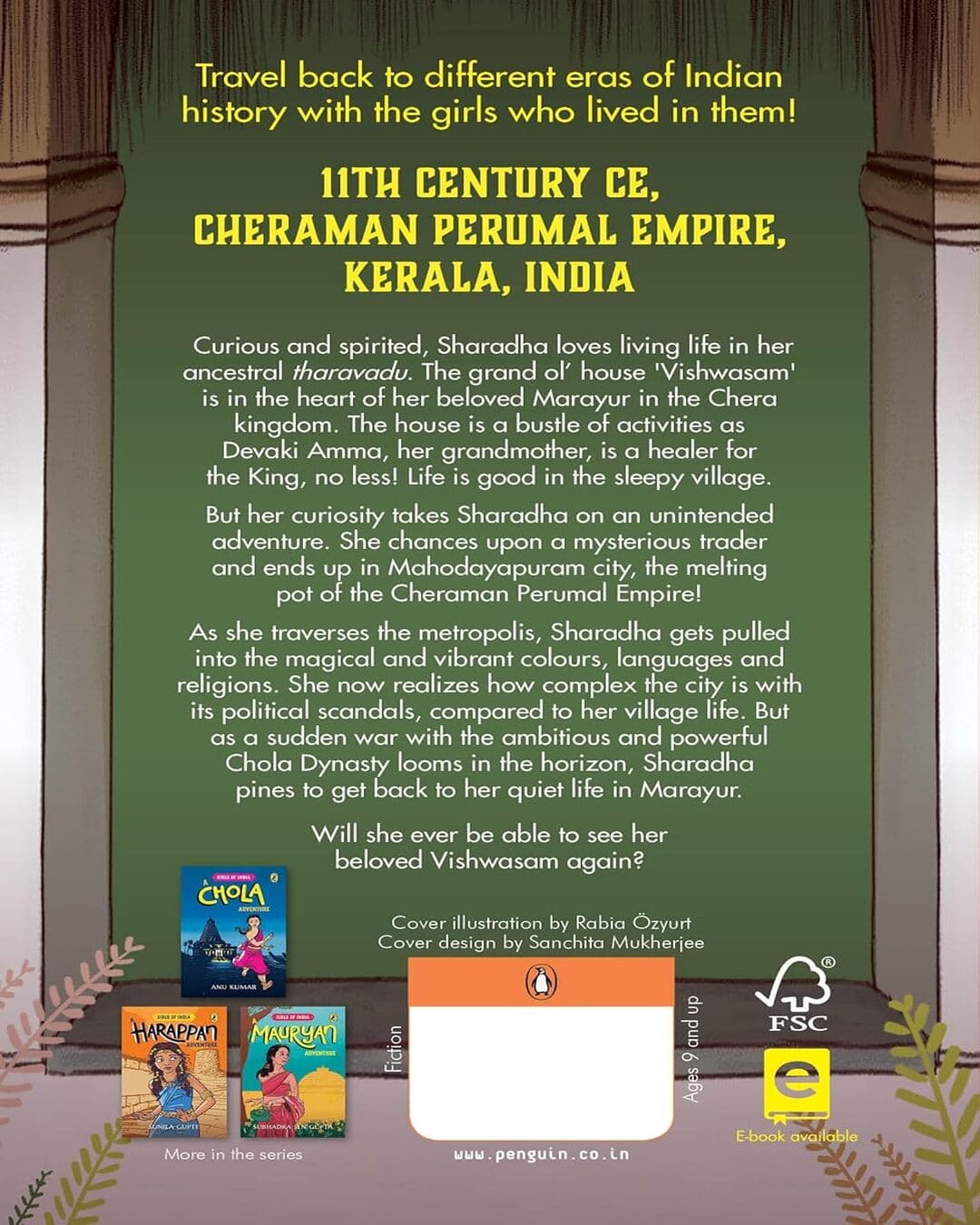 Girls Of India Series: A Chera Adventure by Preetha Leela Chockalingam [Paperback] - versoz.com