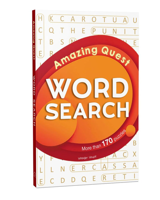 Word Search - Amazing Quest: Classic Word Puzzles For Everyone by Wonder House Books [Paperback]