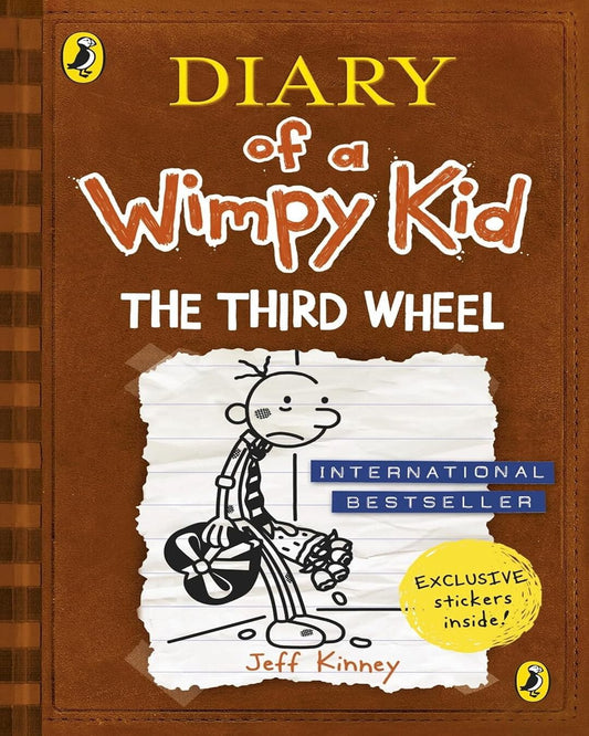 Diary of a Wimpy Kid : The Third Wheel by Jeff Kinney [Paperback] - versoz.com