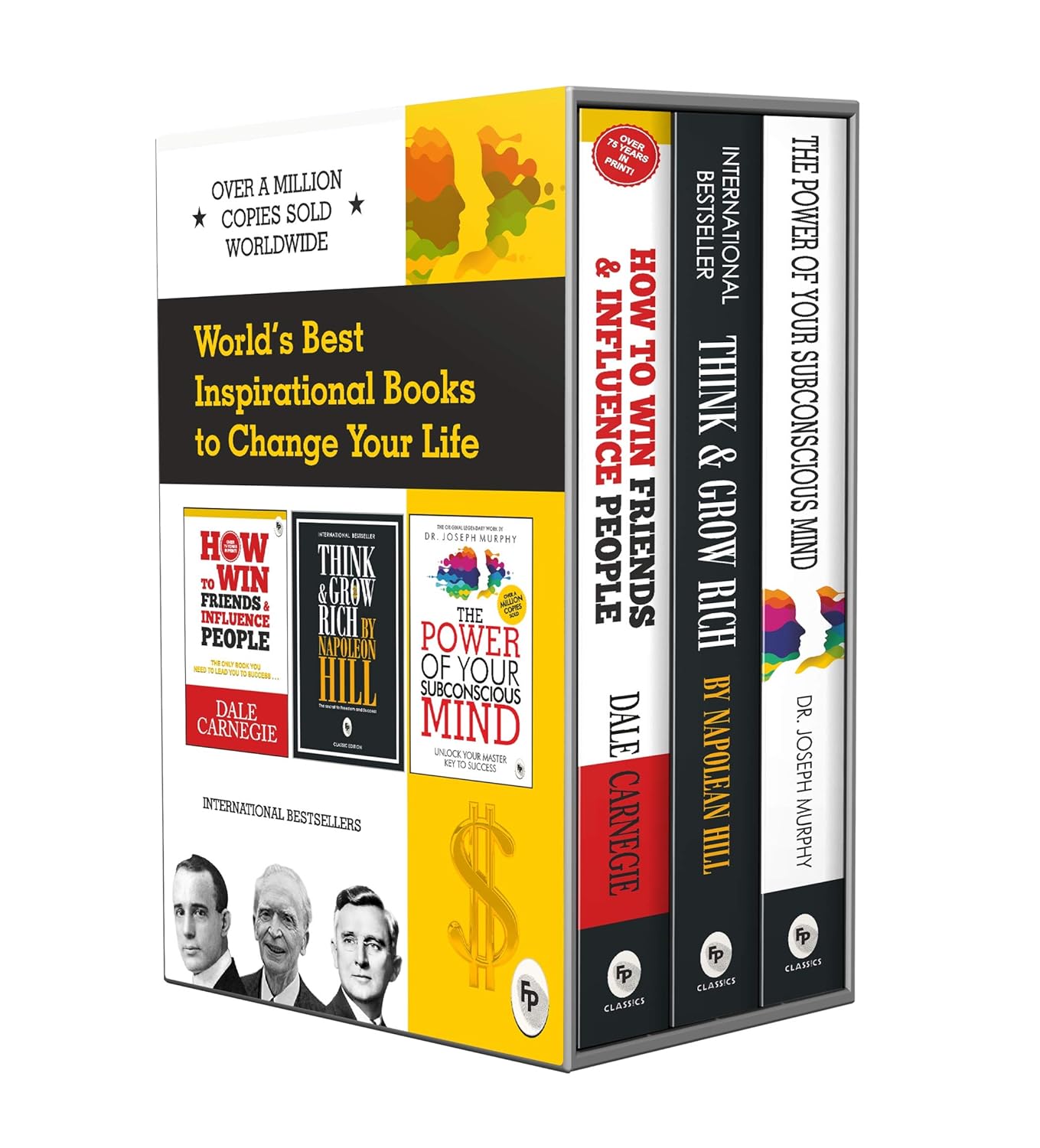World’s Best Inspirational Books to Change Your Life (Box Set of 3 Books) by Joseph Murphy, Dale Carnegie, Napoleon Hill [Paperback] - versoz.com