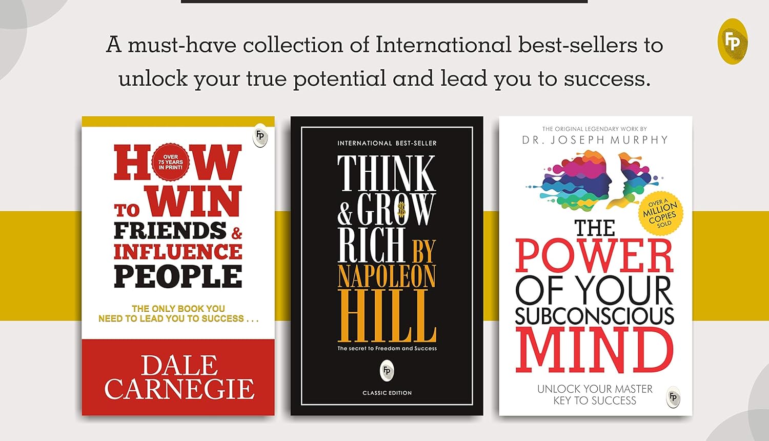 World’s Best Inspirational Books to Change Your Life (Box Set of 3 Books) by Joseph Murphy, Dale Carnegie, Napoleon Hill [Paperback] - versoz.com