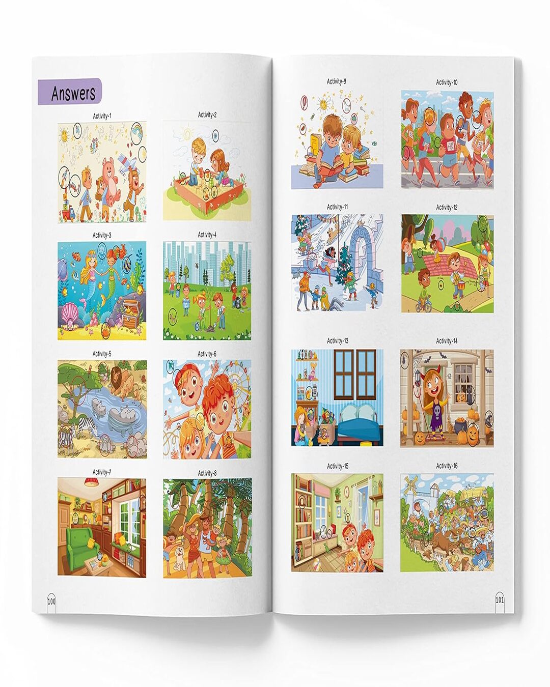 101 SPOT the HIDDEN Objects Activity Book by Wonder House Books [Paperback]