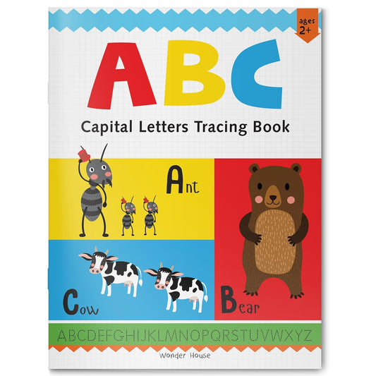 Preschool Activity Book: Abc - Capital Letters Tracing Book For Kids by Wonder House Books [Paperback]
