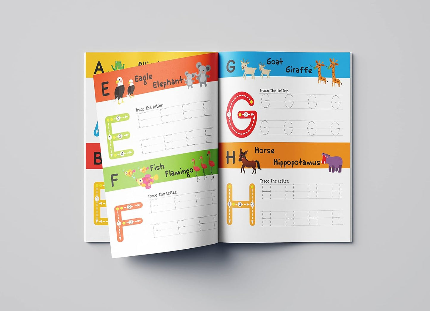 Preschool Activity Book: Abc - Capital Letters Tracing Book For Kids by Wonder House Books [Paperback]