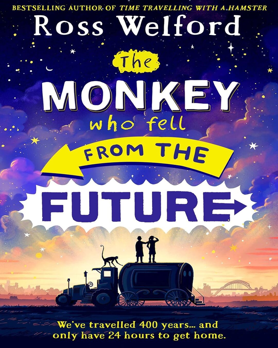 The Monkey Who Fell From The Future by Ross Welford [Paperback] - versoz.com