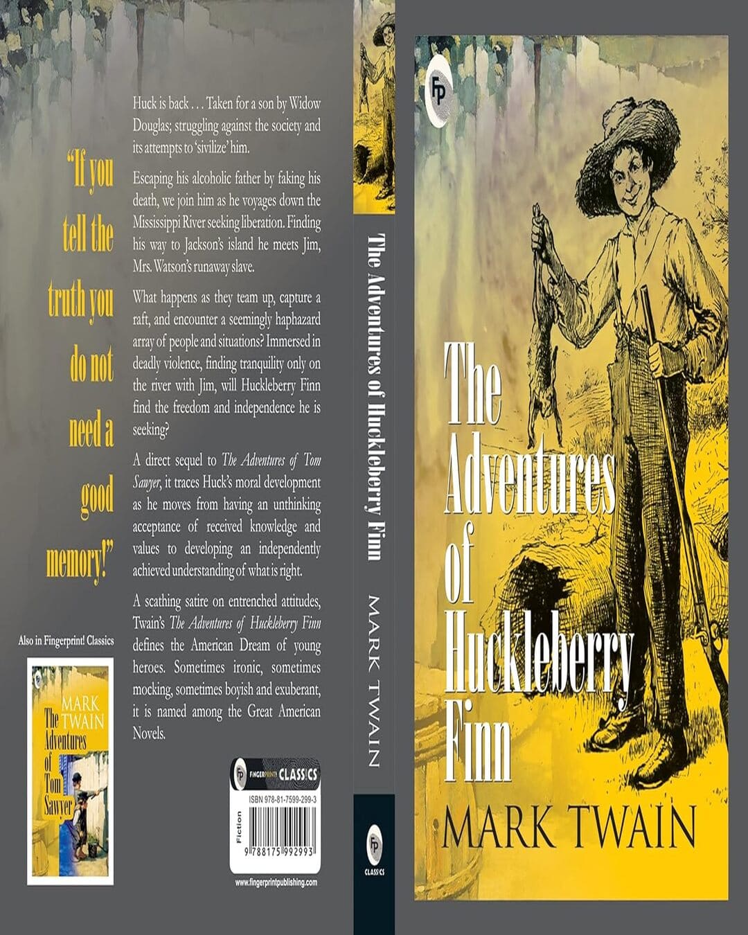 The Adventures of Huckleberry Finn by Mark Twain [Paperback]