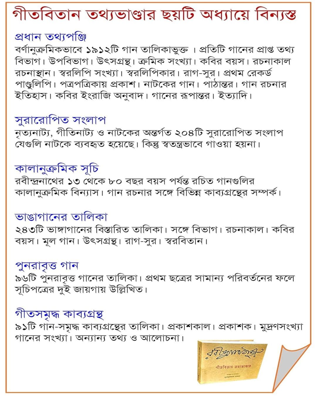 Gitabitan Tathyabhandar by Dr. Purnendu Bikash Sarkar [Hardcover] - versoz.com