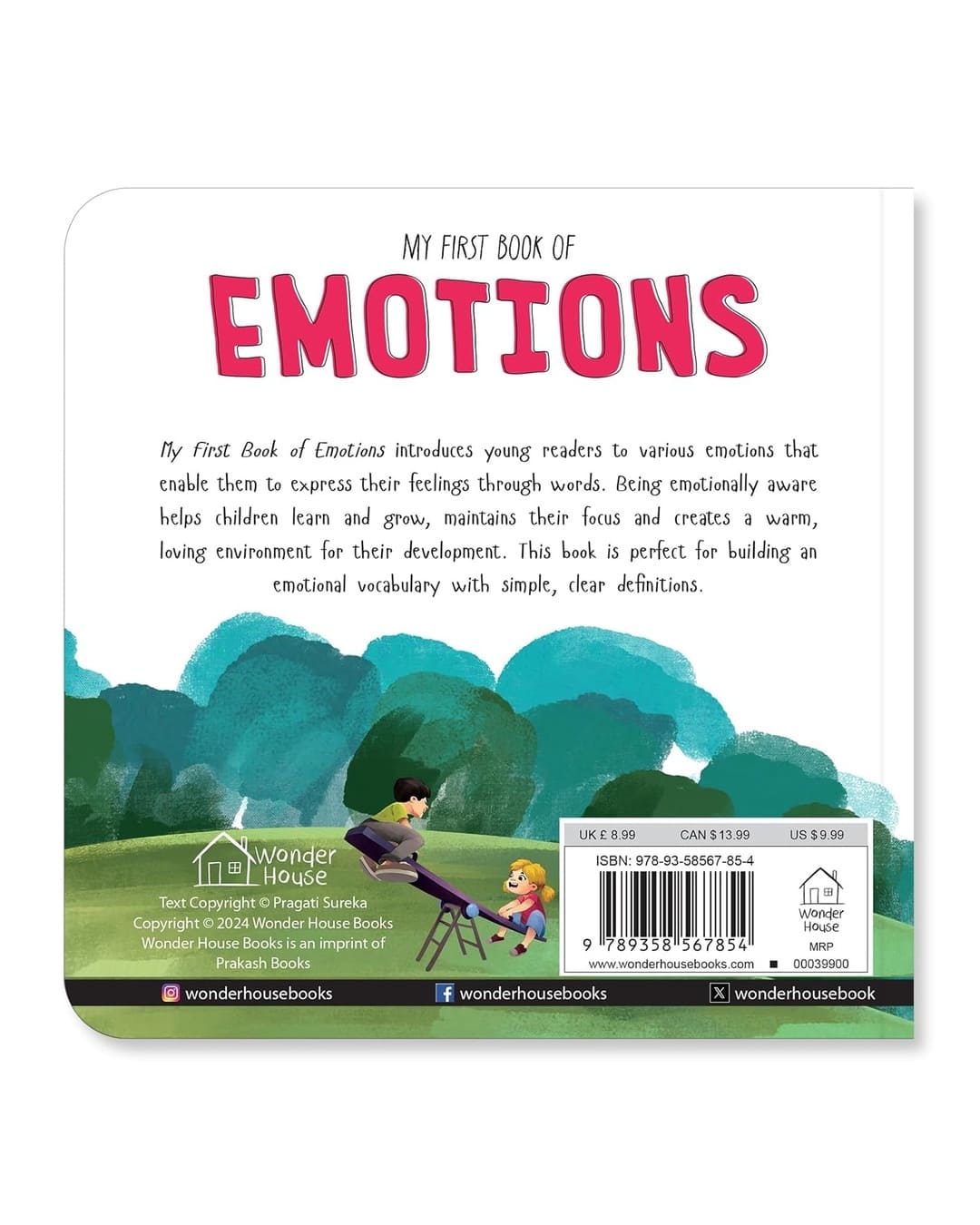 My First Book of Emotions by Pragati Sureka [Board Book]