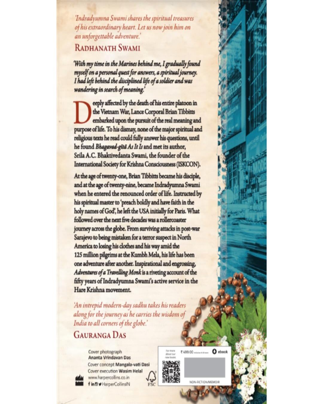 Adventures of a Travelling Monk by Indradyumna Swami [Paperback] - versoz.com
