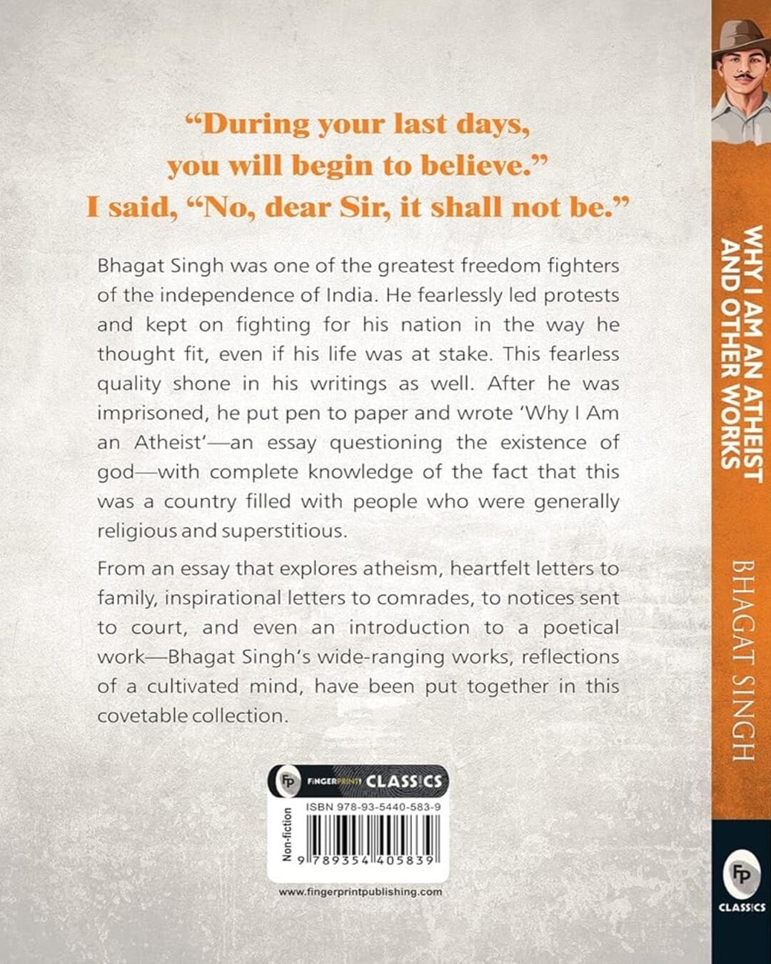 Why I am an Atheist and Other Works by Bhagat Singh [Paperback]