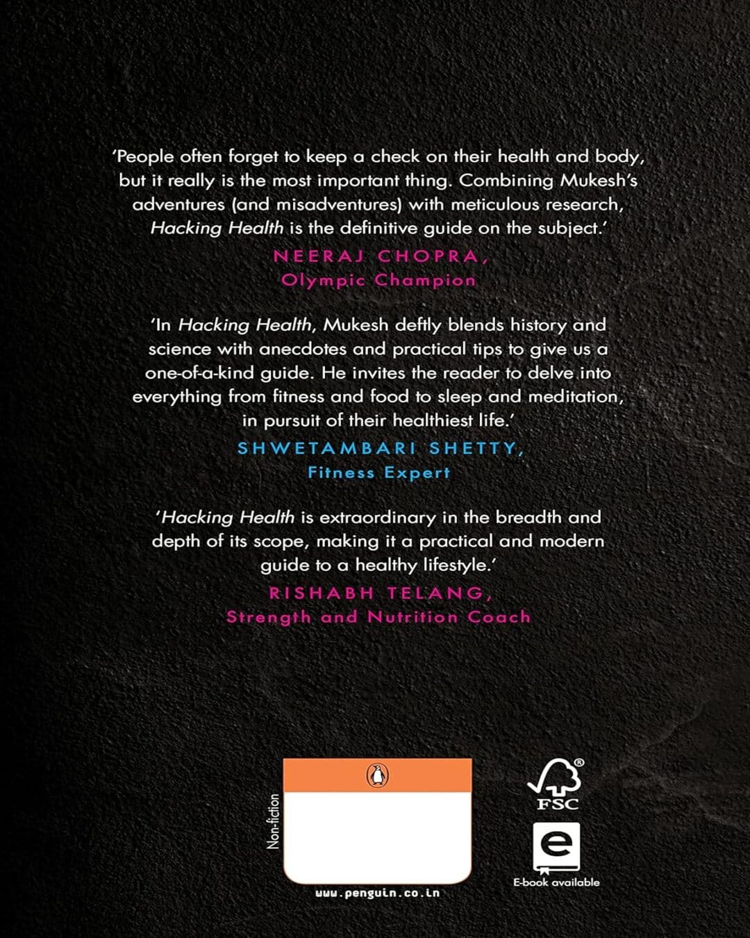Hacking Health by Mukesh Bansal [Hardcover]