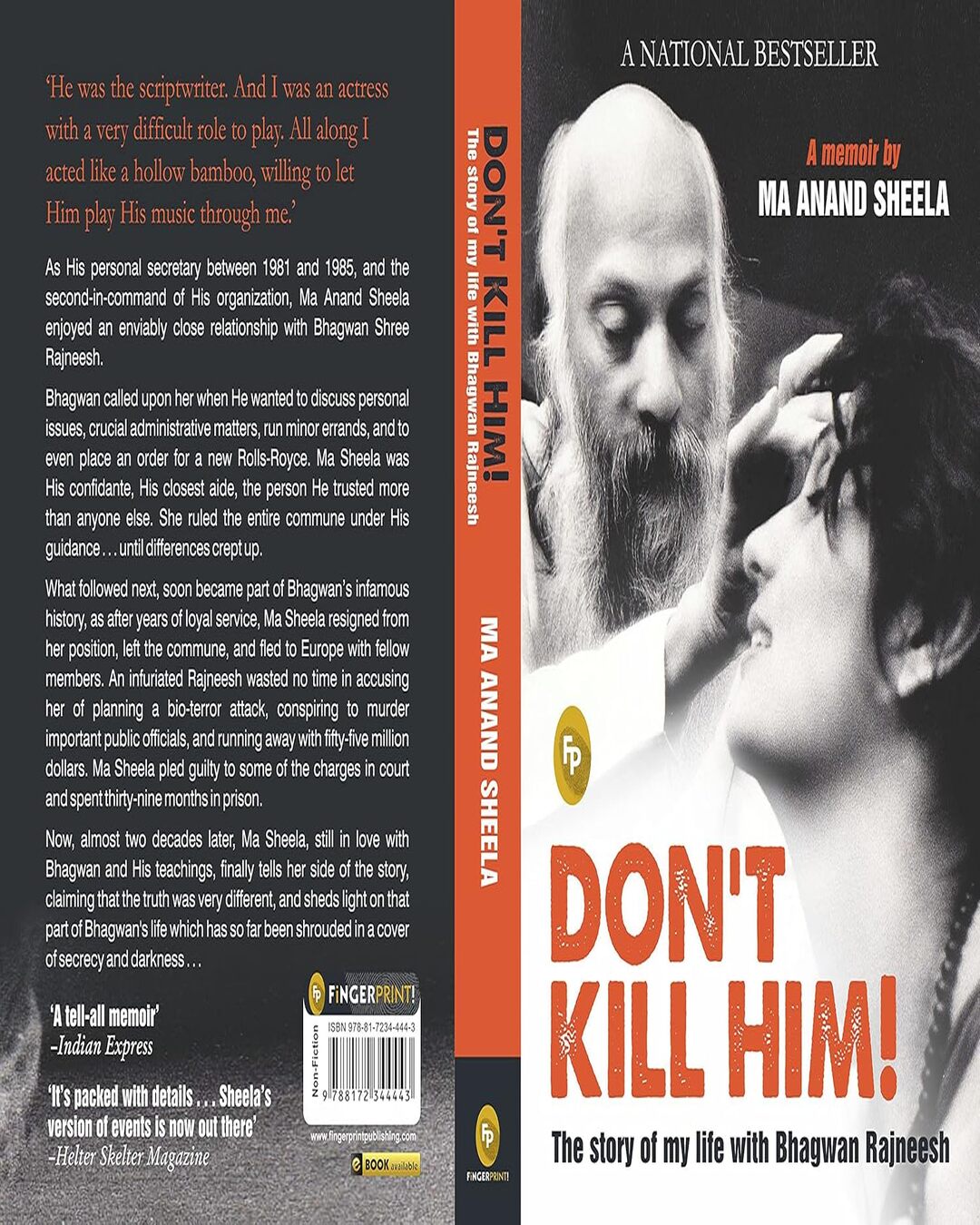 Dont Kill Him! : The Story of My Life With Bhagwan Rajneesh by Ma Anand Sheela [Paperback] - versoz.com