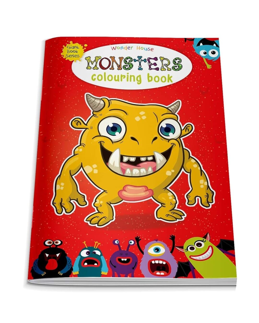 Monster Colouring Book (Giant Book Series) by Wonder House Books [Paperback]