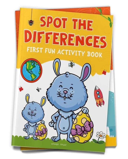 Spot the Difference : First Fun Activity Books For Kids by Wonder House Books [Paperback]